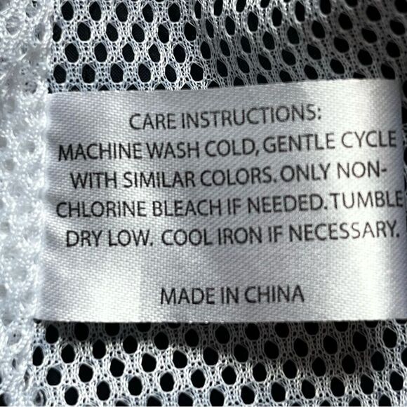 Gallery Women's Hooded Rain/Wind Jacket Navy Blue Zip Up Size 1X - Picture 9 of 10